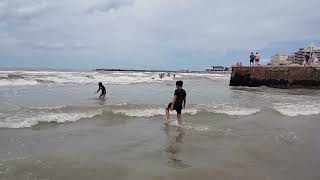 RESCATE CON GUARDAVIDAS EN PLAYA DE MAR DEL PLATA [upl. by Oberstone]