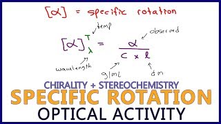 Specific Rotation and Observed Rotation Calculations in Optical Activity [upl. by Allister]