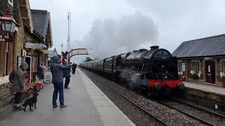 The Dalesman Steam Train  Settle Station [upl. by Hibbs]