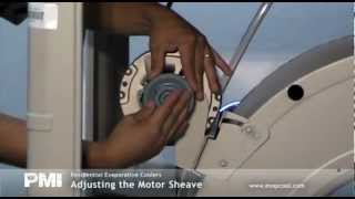 How to Adjust the Motor Sheave on a PMI Residential Cooler [upl. by Wade]