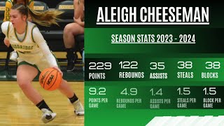 14 Aleigh Cheesemans Season Highlights 2023  2024 [upl. by Ahl]