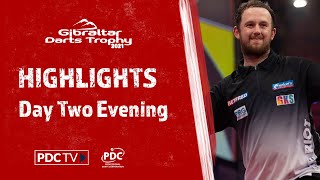 CLASSY FROM CALLAN  Day Two Evening Highlights  2021 Gibraltar Darts Trophy [upl. by Perot]