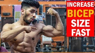 BIG BICEPS WORKOUT  Top 5 Tips amp Exercise in Hindi [upl. by Euqina]