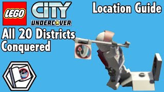 LEGO City Undercover  All 20 Districts Conquered Unlock Rex Fury Astronaut  100 Guide [upl. by Noevad]