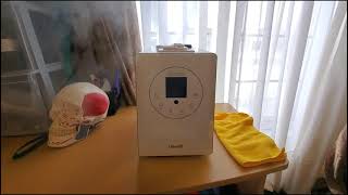 Levoit Humidificateurs dair 6 L humidificateur à vapeur chaude et froide mode de fonctionnement [upl. by Eelirrem552]