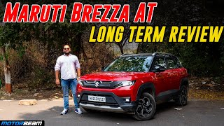 Maruti Brezza Long Term Review  NigglesMileageComfortPerformance  MotorBeam [upl. by Arised]