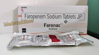 faropenem 200 Faronac complete review in hindi [upl. by Nonek]