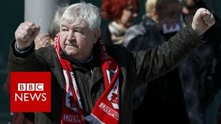 Hillsborough Verdict Families crying and hugging  BBC News [upl. by Aivlys]