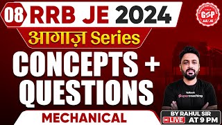 RRB JE 2024 Mechanical Engineering  SSC JE 2025 Mechanical Engineering by Rahul Sir [upl. by Netsyrk128]