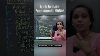 Trick learn to fundamental dutiesupscuppscrasbpscroaropolity [upl. by Edlun455]