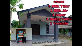 RUMAH BAJET MODEN 25x30 [upl. by Mendelson]