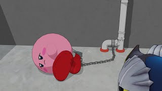 Kirby gets Chained to the Pipe and gets Tortured by Meta Knight Kirby Abuse Animation [upl. by Haldis]