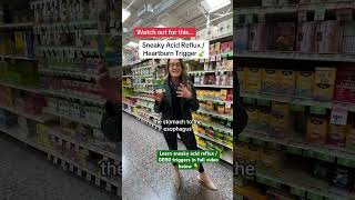 Are these foods worsening your GERD AcidReflux 🧐 tap👇for full grocery tour heartburn gerddiet [upl. by Eirak236]