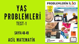 PROBLEMLERİN İLACI SORU BANKASI Acil MatematikSayfa 4849 [upl. by Beverie]