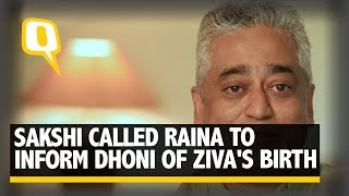 Sakshi Had to Call Raina to Inform Dhoni of Zivas Birth Rajdeep Sardesai  The Quint [upl. by Enilegna]