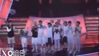 EXO組合吧 130728 Asian Idol Awards  EXO Winning Speech  Wolf [upl. by Bathsheb]