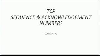 Wireshark  Seq amp Ack numbers [upl. by Akcira]