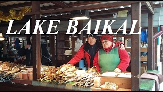 RussiaLake Baikal Listvyanka Omul Fish Market Part 32 [upl. by Yenterb]