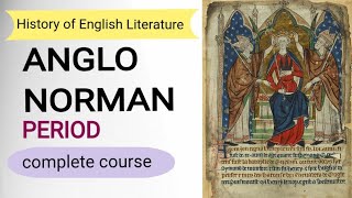 AngloNorman Period  Middle English Period  Part 2  History of Enlish Literature  In Urdu [upl. by Meriel]