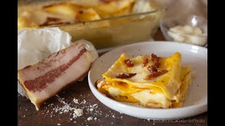 Lasagna alla carbonara tradizionale super cremosa [upl. by Percy]