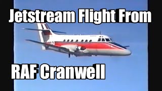 Jetstream Flight from RAF Cranwell  301098 [upl. by Zelde]