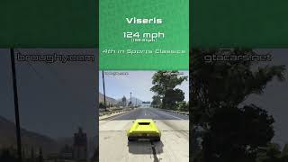 GTA 5 Fastest Sports Classics For Top Speed 2024 [upl. by Neram175]