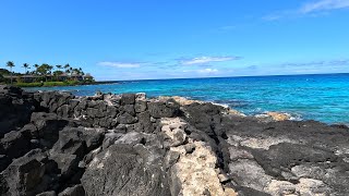 Walking Tour  Holualoa Bay to Kahalu’u Beach Park Kailua Kona Hawaii 2023 [upl. by Elkraps102]