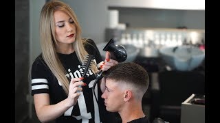 Mens Hairstyle tutorial Fede cut  Männer haarschnitt  мужская стрижка [upl. by Faulkner]