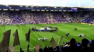 Andrea Bocellis performance of Nessun Dorma at the King Power Stadium LeicesterEverton 752016 [upl. by Kachine814]