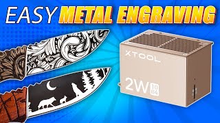 EASIEST Way to Laser Engrave Metals [upl. by Hairas]