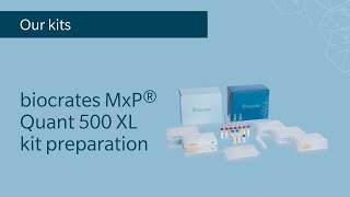 biocrates MxP Quant 500 XL kit preparation [upl. by Nathanael]