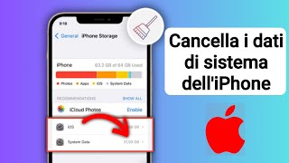 iOS 17 Come pulire i dati di sistema su iPhone  Come eliminare i dati di sistema su iPhone [upl. by Ellerrehs]