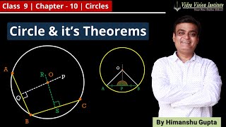 Circle amp its Theorems 🌟 Class 9 Maths Chapter 10 🌟 CBSE NCERT 🎯 [upl. by Kamillah]