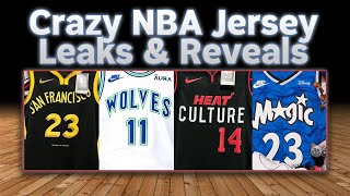 NEW NBA Jersey LEAKS and REVEALS [upl. by Zawde]