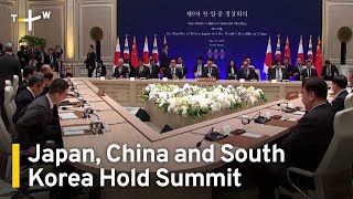 Japan China and South Korea Hold Trilateral Summit in Seoul  TaiwanPlus News [upl. by Aitnohs765]