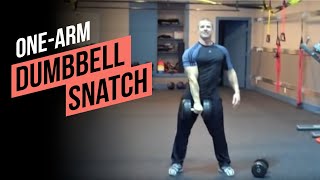 One Arm Dumbbell Snatch [upl. by Anihs]