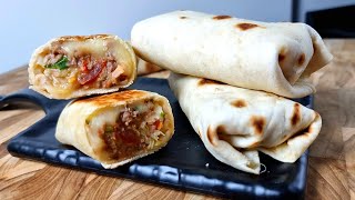 COMO FAZER BURRITOS MEXICANOS  SUPER FÁCIL [upl. by Maxantia142]