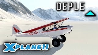 4K ALASKA GLACIERS  XPlane 11 Beta [upl. by Aienahs]