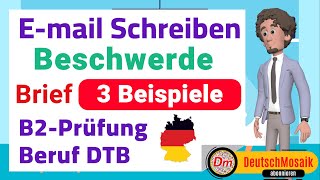 EMail schreiben Beschwerde Brief B2Prüfung für den Beruf [upl. by Morrison811]