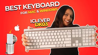 Best wireless keyboard ll Best Keyboard for Multiple Devices ll iClever Wireless Keyboard GK03 [upl. by Coe30]