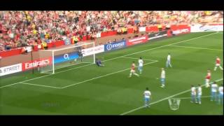 Arteta free kick v Villa [upl. by Khichabia]