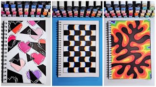 10 Sketchbook Ideas  EASY and FUN DRAWINGS 🎨 [upl. by Scevour497]