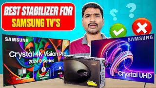 Top 3 Stabilizers for Samsung 4K Crystal Series Smart TV – A MustBuy for Ultimate Protection [upl. by Fabio210]