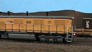 HO scale Atlas Union Pacific Genset with updated handrails [upl. by Lochner]