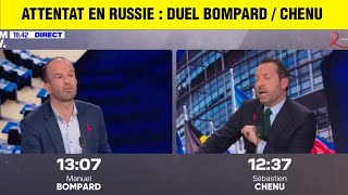 DEBAT TENDU ENTRE BOMPARD ET CHENU SUR LA QUESTION DE LA RUSSIE [upl. by Adnoryt183]