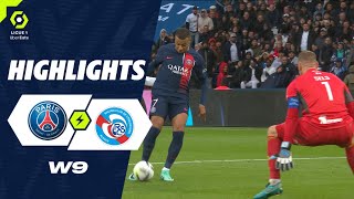 PARIS SAINTGERMAIN  RC STRASBOURG ALSACE 3  0  Highlights  PSG  RCSA  20232024 [upl. by Crispa79]