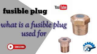 what is the use of fusible plug in boilerwhich materials of fusible plug explain in tamil [upl. by Eppesuig38]