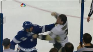 Douglas Murray vs BJ Crombeen Apr 11 2013 [upl. by Gilcrest]