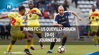 J30  Paris FC  US QuevillyRouen 00 le résumé [upl. by Naiditch]