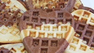 GAUFRE MARBRÉ ÉCONOMIQUE ET FACILE  CUISINE RABINETTE [upl. by Nevanod975]